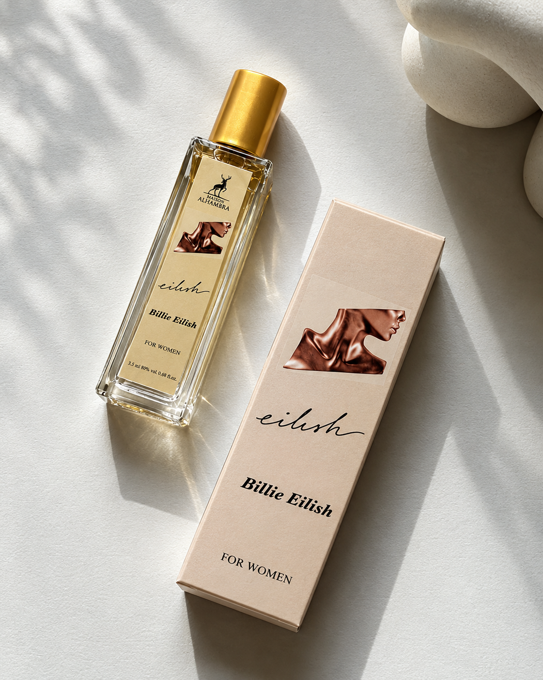 عطر زنانه بیلی آیلیش الحمبرا مدل Eilish  Maison Alhambra| رایحه وانیلی، شکلاتی و گرم  35میلی لیتر